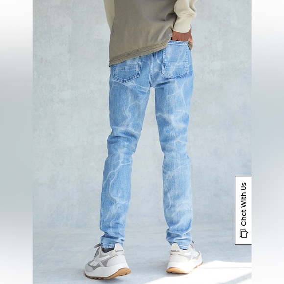 💥3/$30💥NWT - PacSun Jett Stacked Skinny Comfort Jeans, Bleach - 36Wx32L - Picture 4 of 8